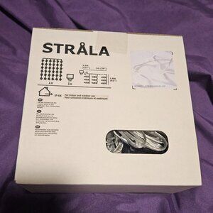 IKEA STRALA LED string star light curtain/48 lights, indoor/outdoor